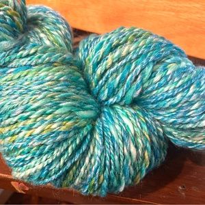 250 yards hand spun, Merino and soft domestic wool supplies